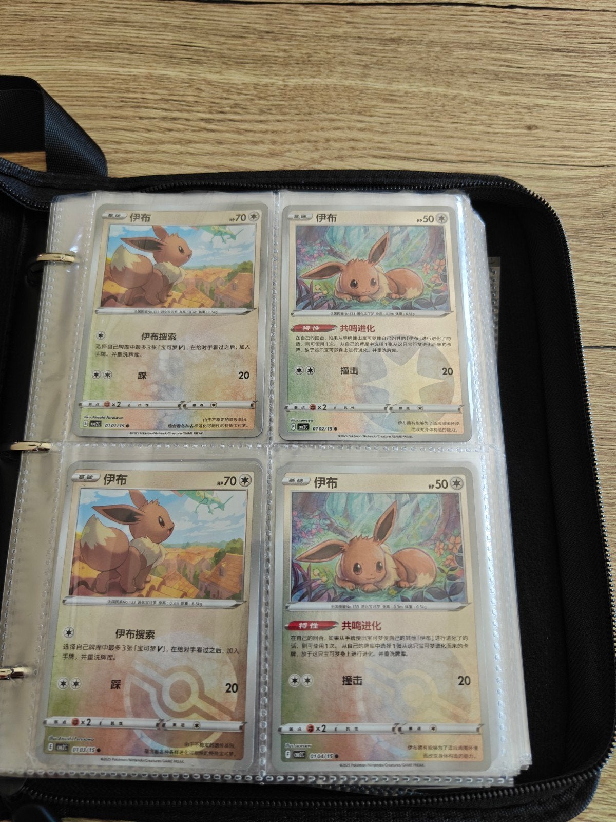 Pokémon Kaarten Map - Eevee Evoluties (Chinees), Ophalen of Verzenden, Nieuw, Meerdere kaarten