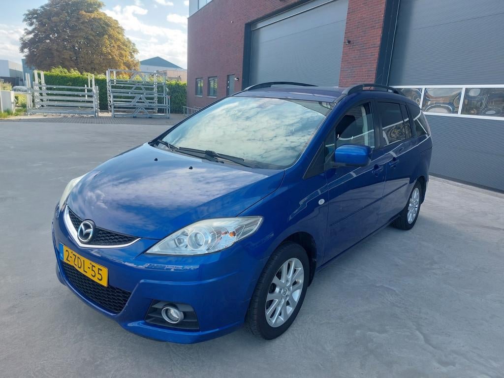 Mazda 5 2.0 Business 7 persoons APK 8-2026, Stof, Gebruikt, Zwart, Blauw
