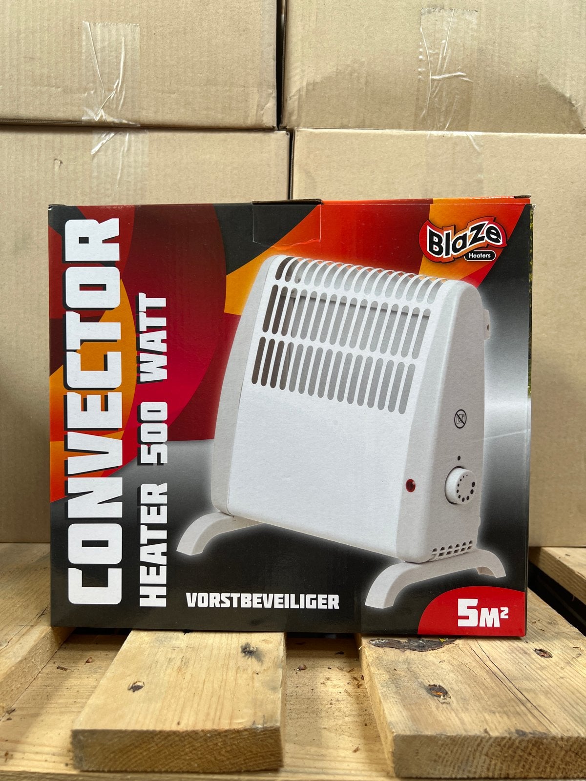 Convector kachel 500W vorstbeveiliger 5m2 (4 stuks), Ophalen of Verzenden, Nieuw, Elektrisch