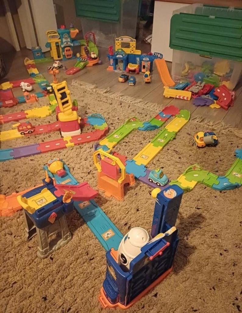 VTech Toet Toet Auto's en Zoef Zoef Dieren Speelset, Ophalen, Gebruikt