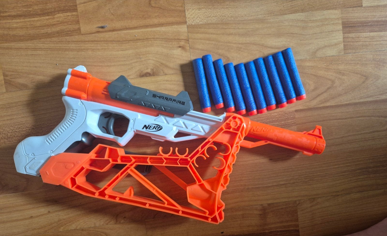 Nerf Sharpfire Blaster met darts, Ophalen, Gebruikt