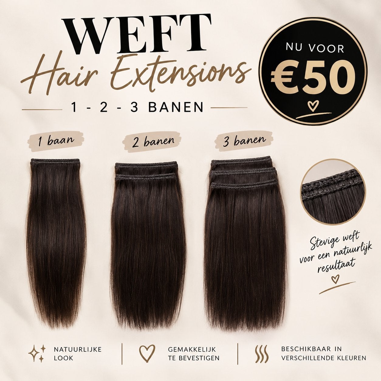 Hair extensions plaatsen, nano extensions, haar verlening, Ophalen of Verzenden, Zo goed als nieuw, Pruik of Haarverlenging