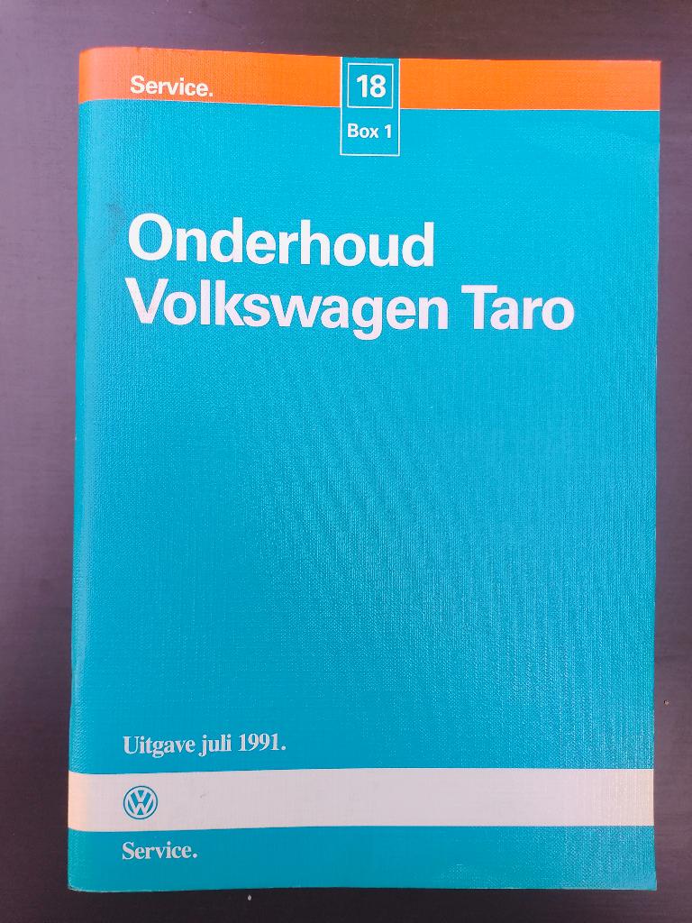 Volkswagen Taro  dealer werkplaatsboek Onderhoudswerk, Ophalen of Verzenden