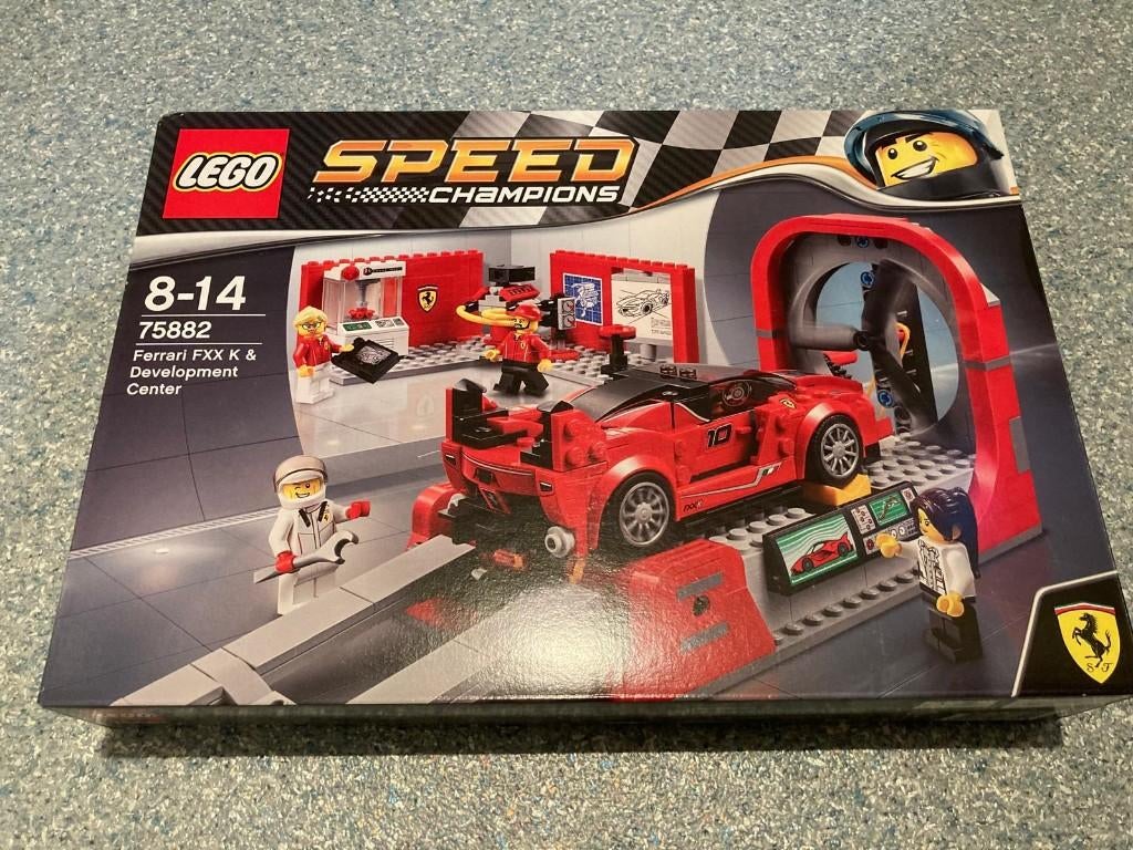 Lego Speed Champions Ferrari FXXK & Development Center 75882, Kinderen en Baby's, Speelgoed | Duplo en Lego, Lego, Nieuw, Complete set