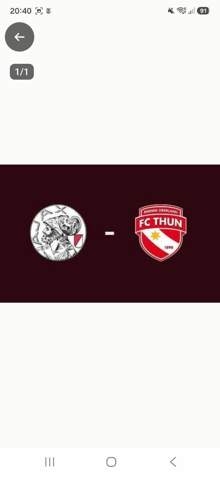 ajax-thun fside kaarten, Twee personen