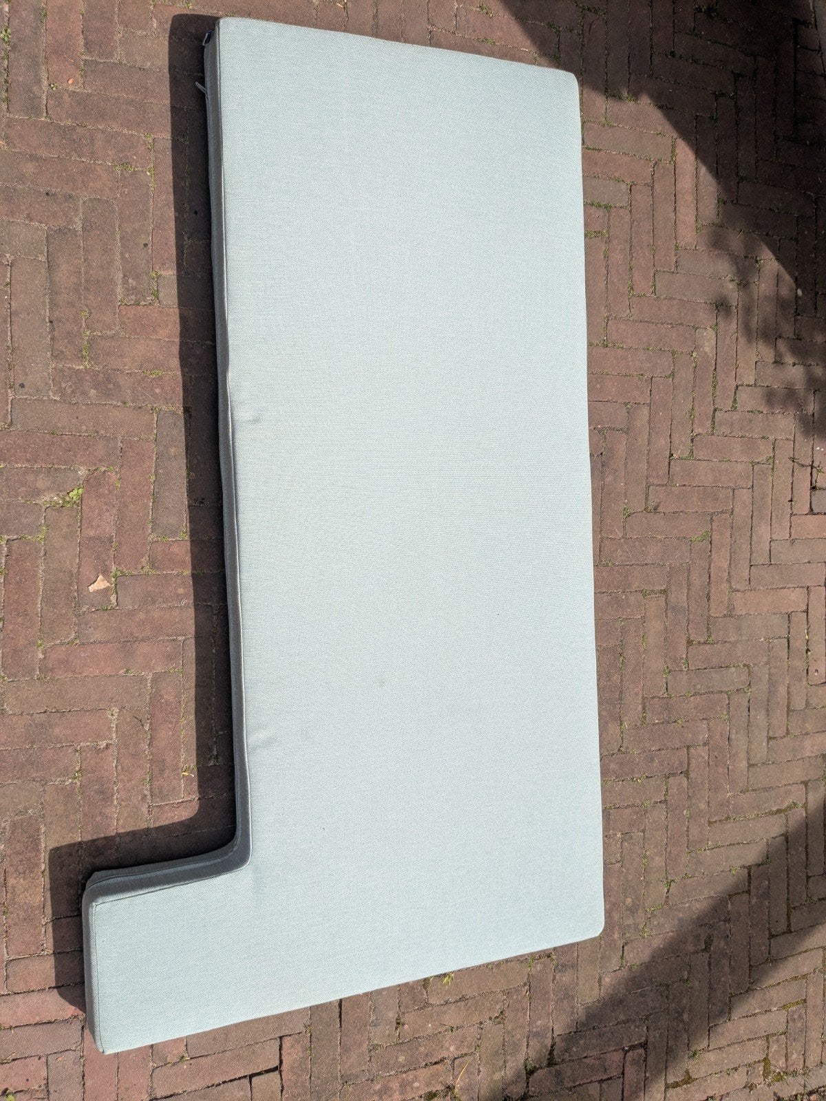 L-vormig kussen + 3 kussens voor loungebank, Ophalen, Vierkant