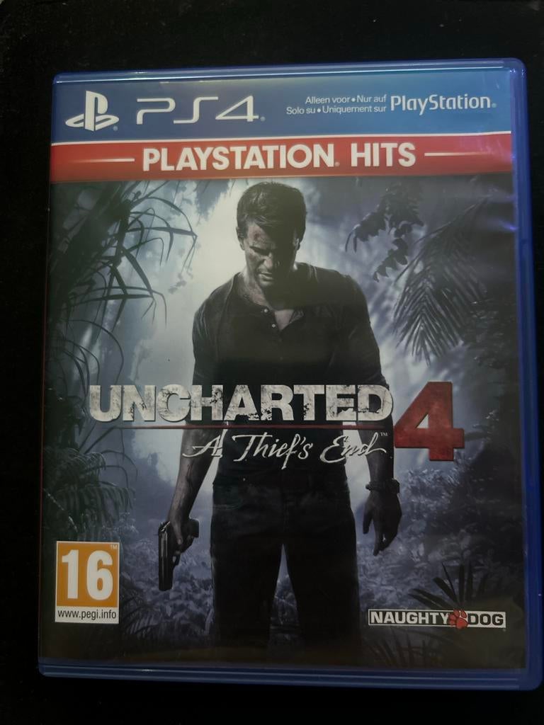 Uncharted 4: A Thief's End (PlayStation Hits) PS4, Online, 1 speler, Zo goed als nieuw, Vanaf 16 jaar