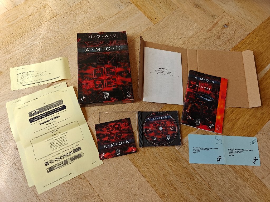 PC Big box game AMOK, 1 speler, Ophalen of Verzenden, Vanaf 3 jaar