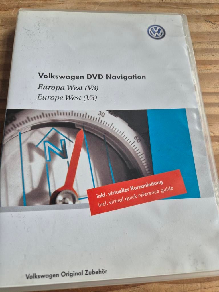 Volkswagen DVD Navigatie Europa West (V3), Ophalen of Verzenden
