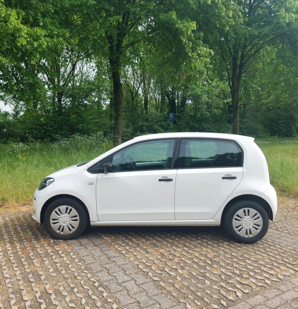 Volkswagen up! 1.0 Ecofuel 68PK 5D BMT 2015 Wit, Auto's, Voorwielaandrijving, Stof, 37 €/maand, CNG (Aardgas)