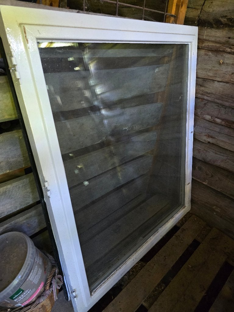 2x raam dubbel glas, Doe-het-zelf en Verbouw, Glas en Ramen, Ophalen, Gebruikt, 80 tot 120 cm, 80 tot 120 cm