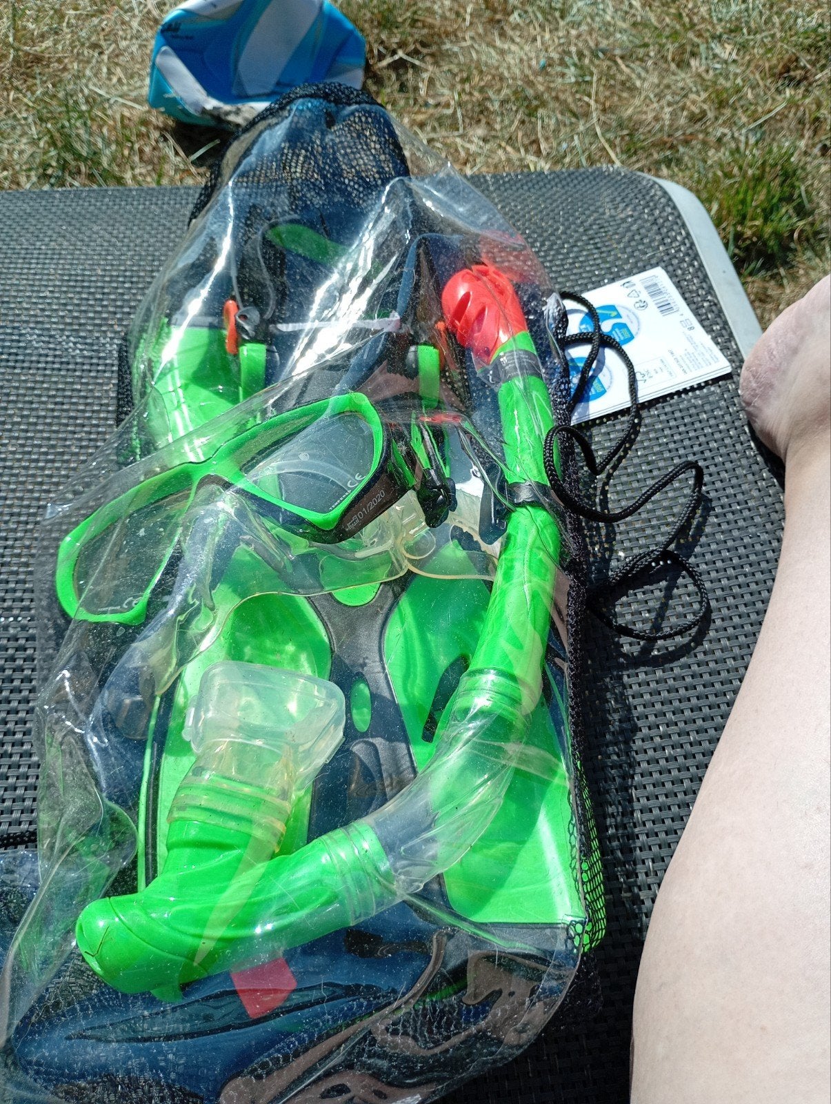 groene snorkel set maat 27-31, Ophalen, Dobber of Lood