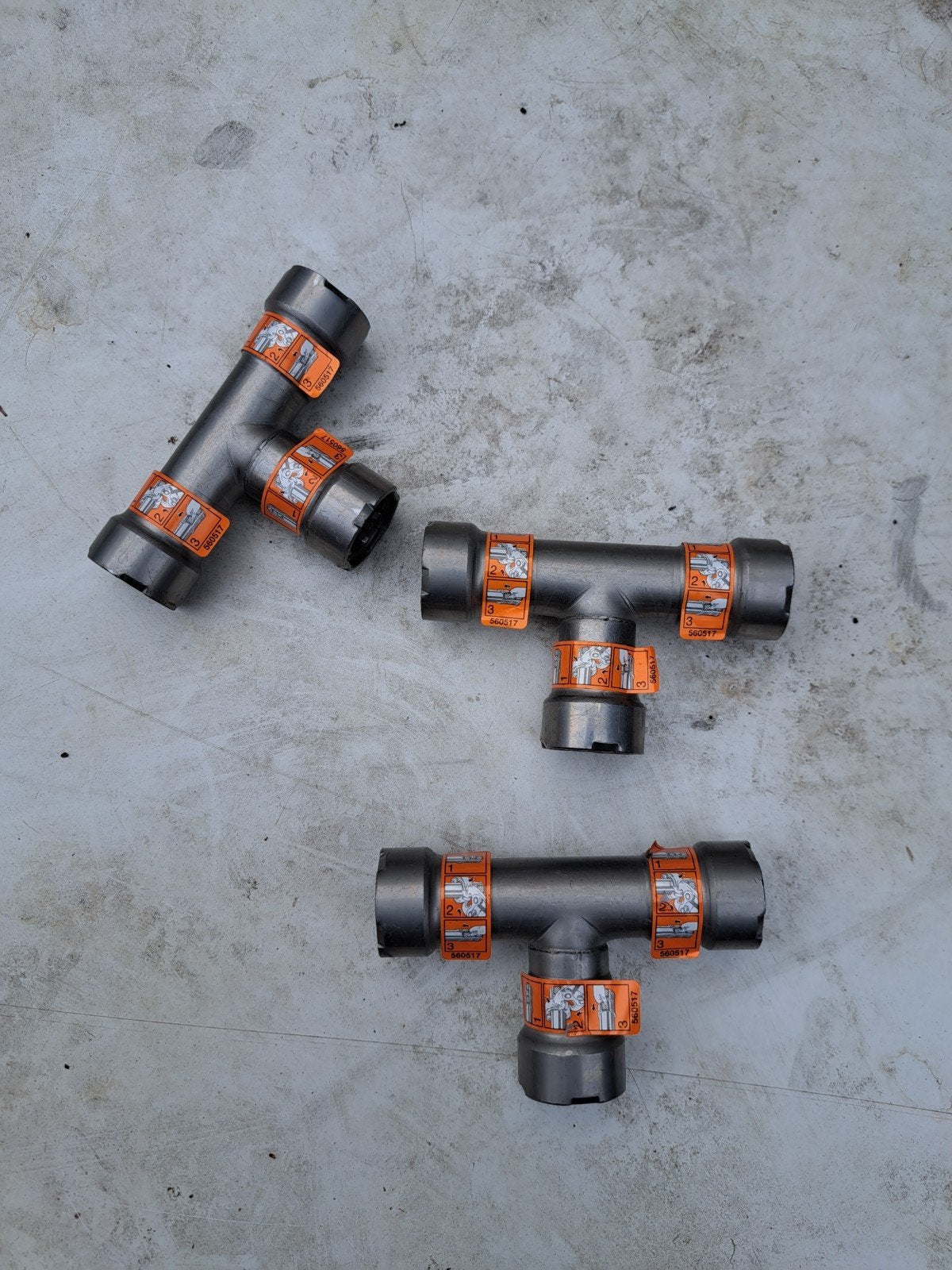 Megapress 15 mm T-stukken - Nieuw, Overige materialen, Minder dan 20 mm, Overige typen, Nieuw