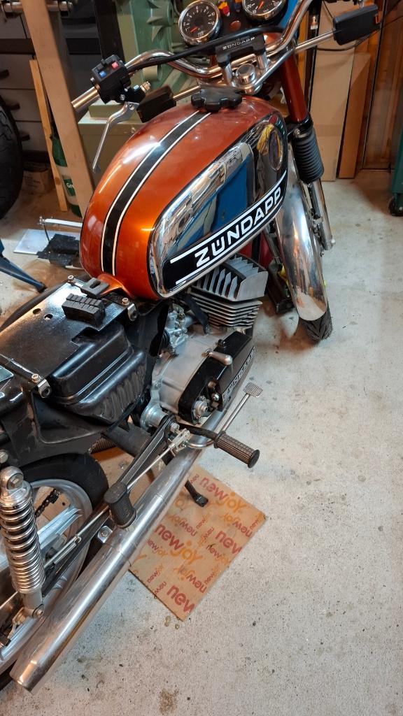 Zundapp KS50, Ophalen, Maximaal 45 km/u, 70 cc, KS50