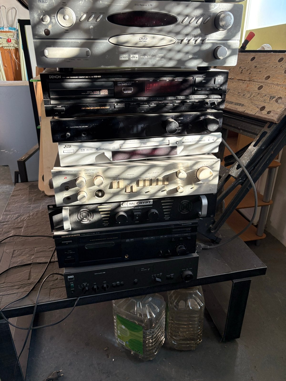Diverse audioapparatuur: Rotel, NAD, Sony, Denon, Losse componenten, Zo goed als nieuw, Cd-speler, Ophalen