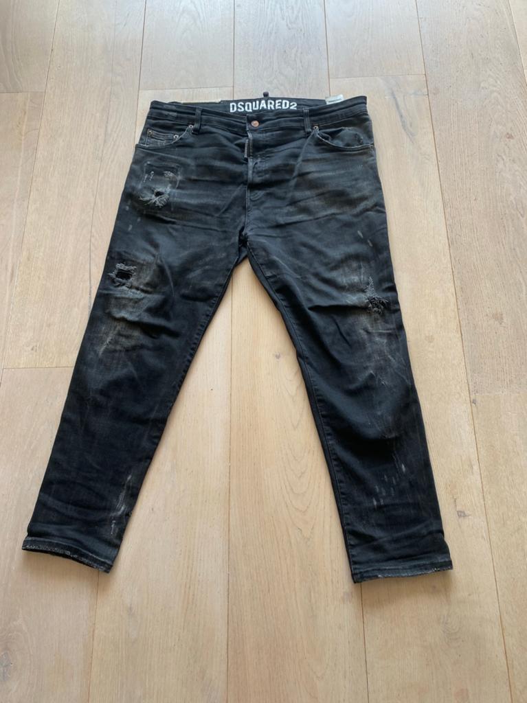 Dsquared2 56 dsquap xl, Kleding | Heren, Ophalen of Verzenden, Zo goed als nieuw, Zwart, W40 - W42 (confectie 56/58)