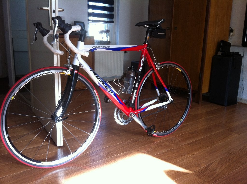 ridley racefiets Pegasus, 28 inch, Gebruikt, Velgrem, 15 tot 20 versnellingen