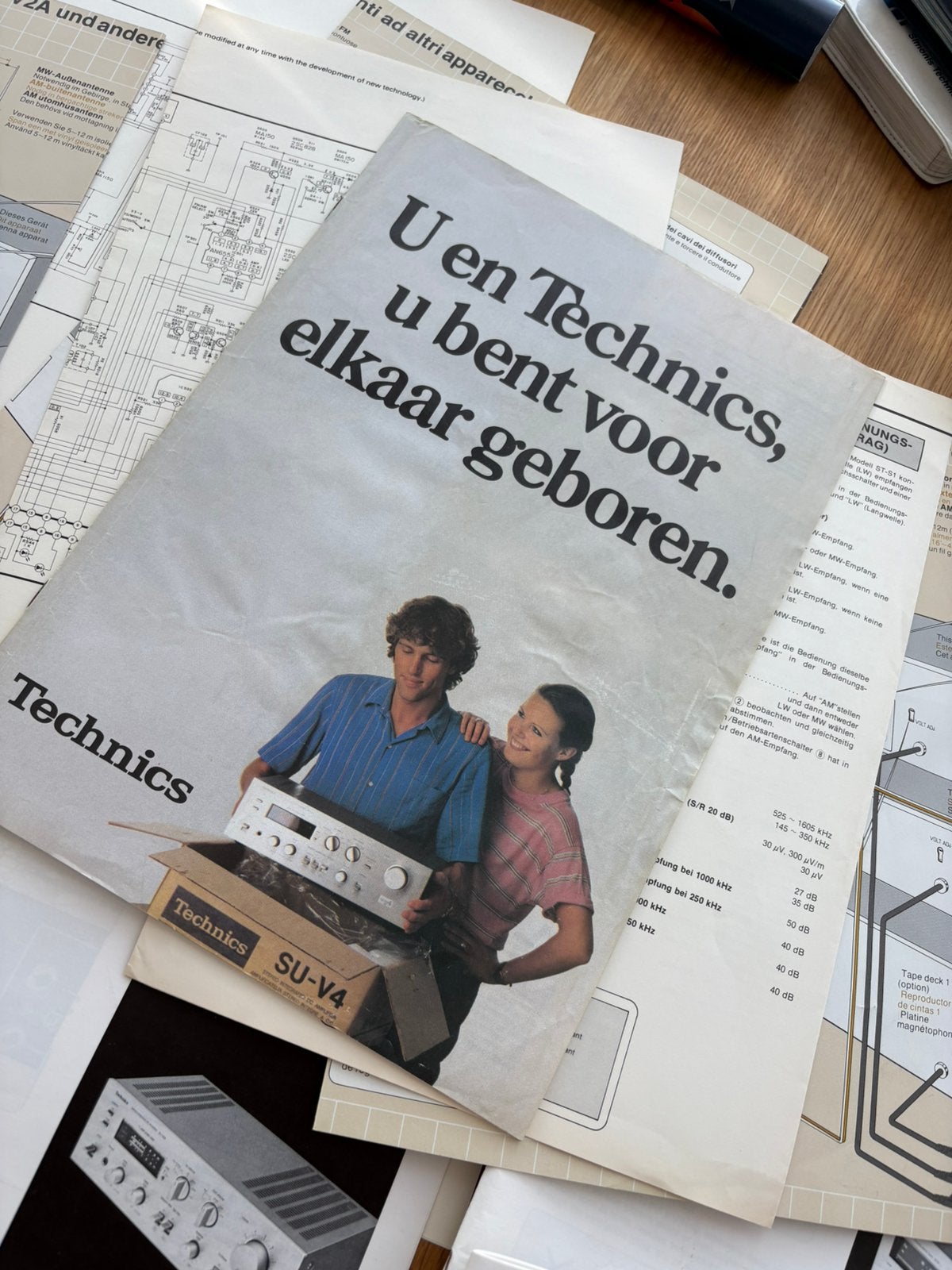 Technics Vintage informatie boekjes