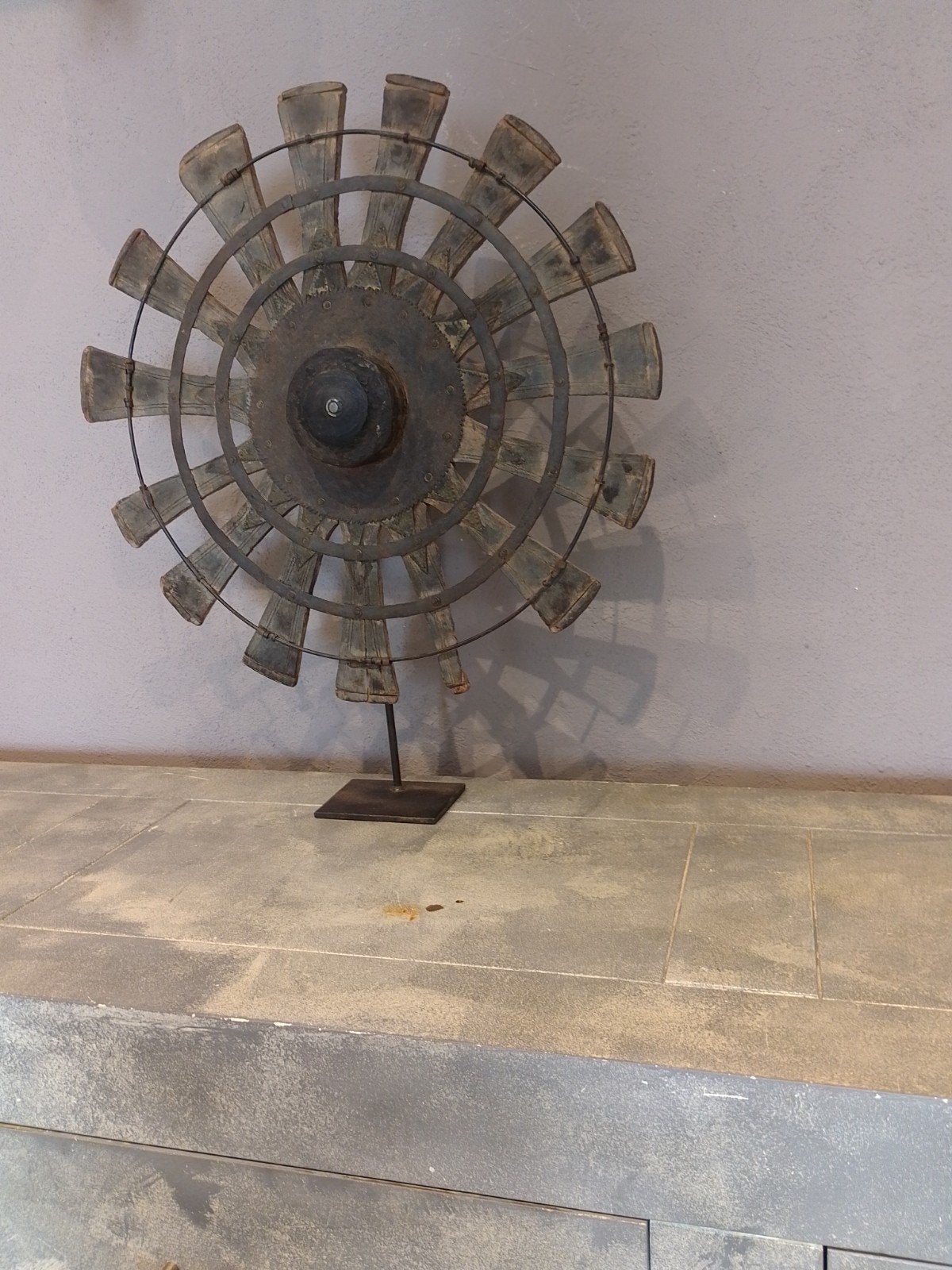 Decoratieve windmolen propeller op standaard, Ophalen