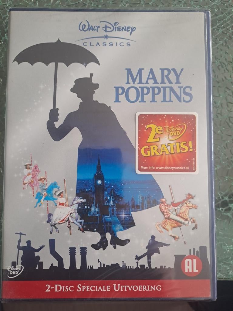Mary Poppins (dvd), Alle leeftijden, Ophalen of Verzenden, 1980 tot heden, Zo goed als nieuw