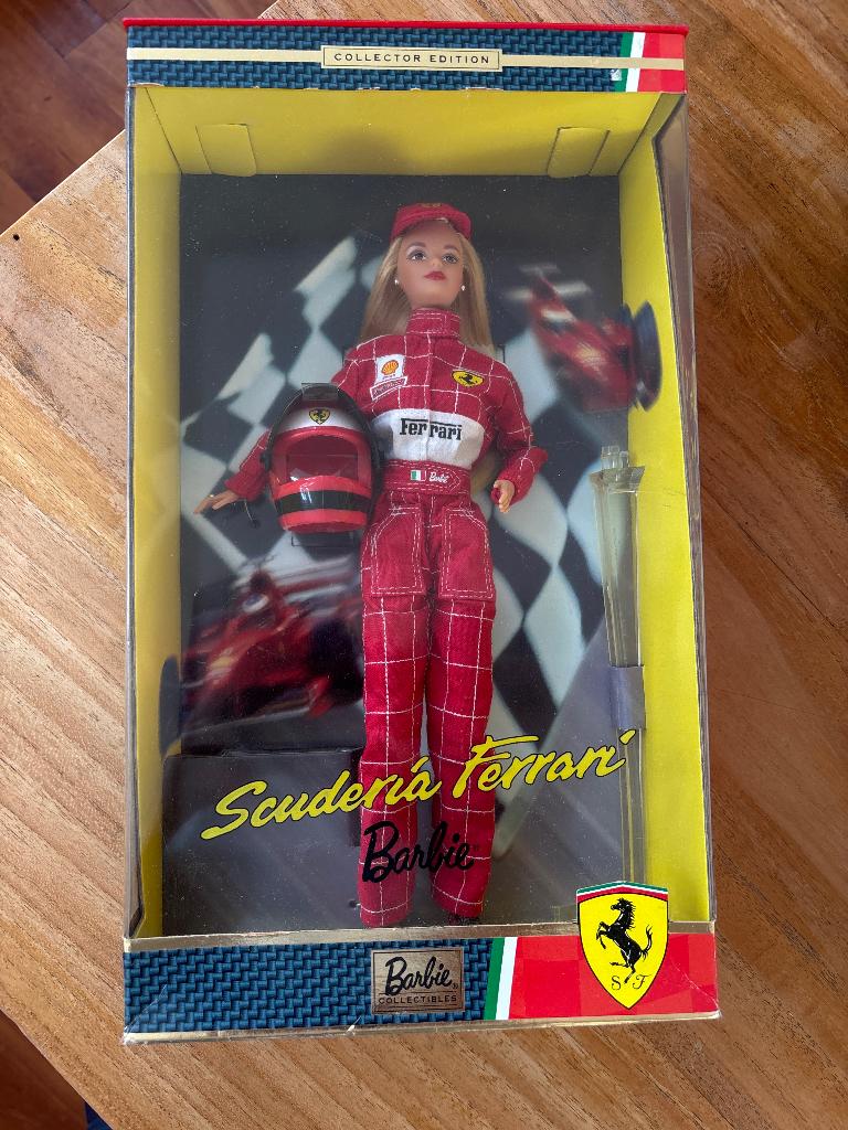 Vintage Barbie pop Scuderia Ferrari in verpakking doos, Ophalen of Verzenden, Nieuw