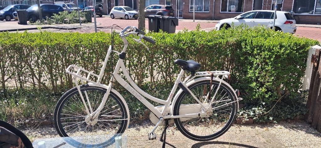 Fiets Cortina Wit, Versnellingen, Zo goed als nieuw, Schijfrem, Ophalen