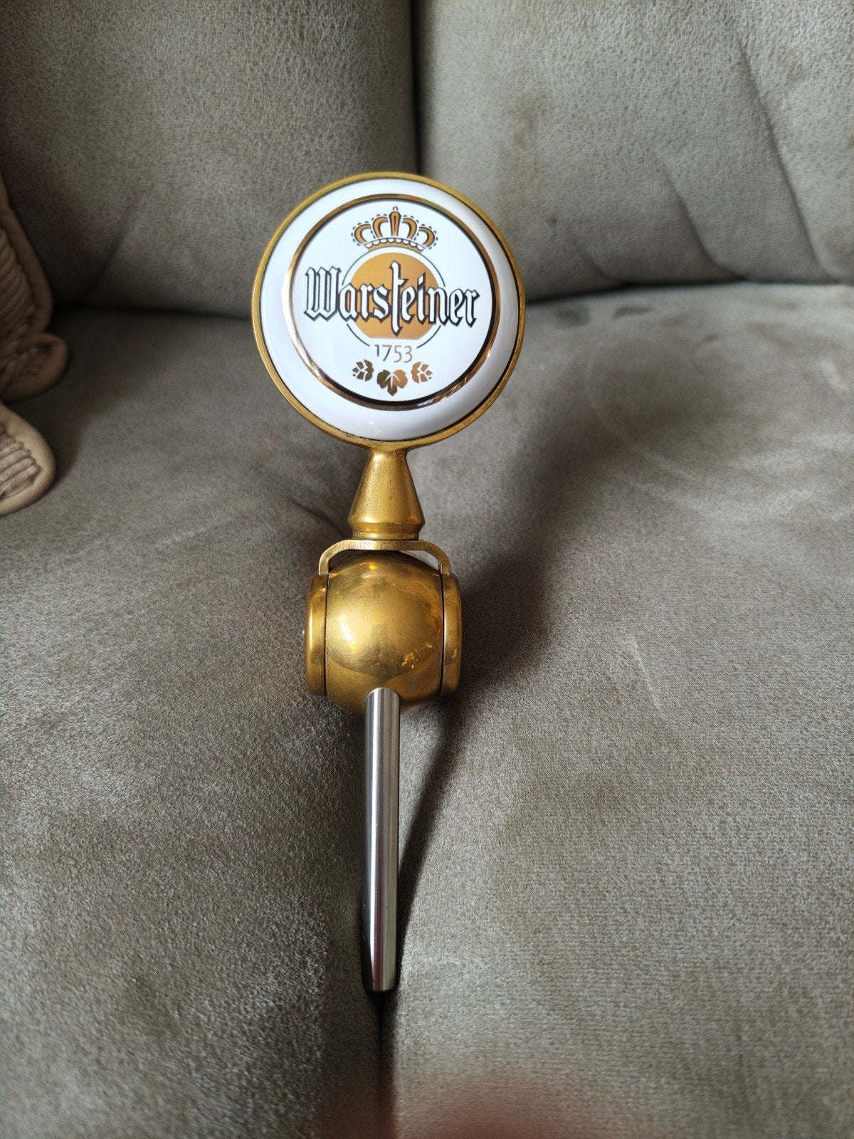 Vintage taphendel van Warsteiner, Verzamelen, Ophalen of Verzenden, Zo goed als nieuw