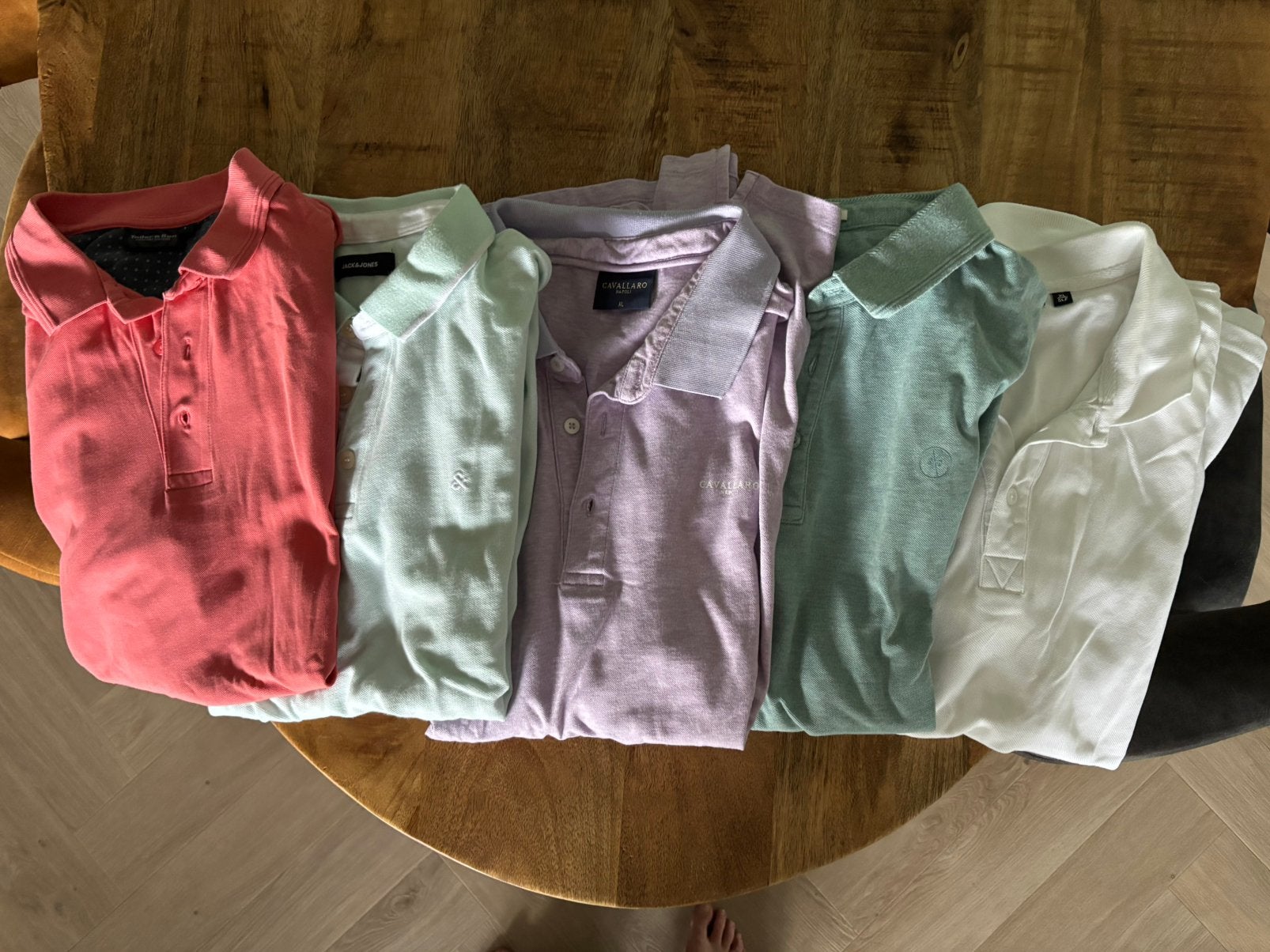 5 polo’s maat XL, Ophalen, Zo goed als nieuw