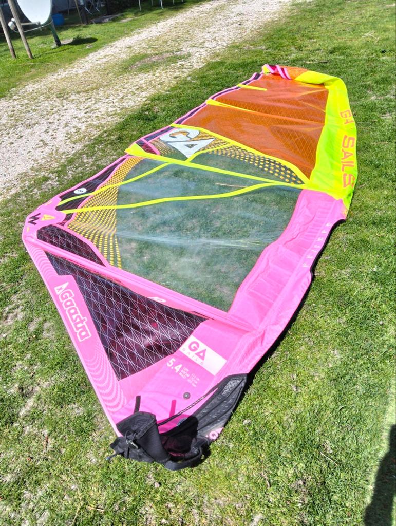 GA  IQ 5.4 m2., Watersport en Boten, Windsurfen, Gaastra, 5 tot 6.5 m², Ophalen of Verzenden, Zeil