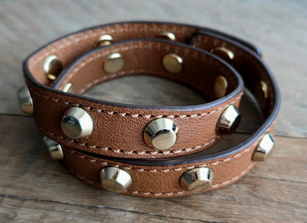Michael Kors leren armband nieuw, Sieraden, Tassen en Uiterlijk, Armbanden, Ophalen of Verzenden, Nieuw, Zwart, Leer