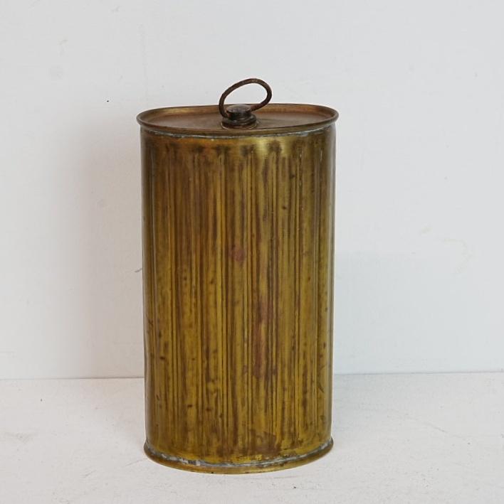 Antieke Franse koperen warmwaterkruik., Antiek en Kunst, Ophalen of Verzenden, Koper