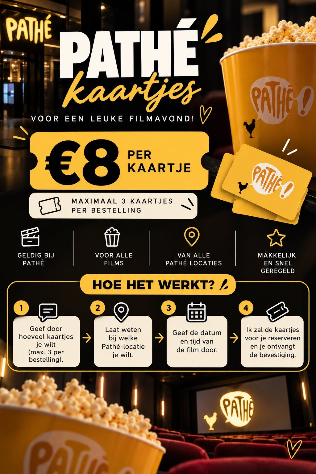 Pathé kaartjes, Twee personen