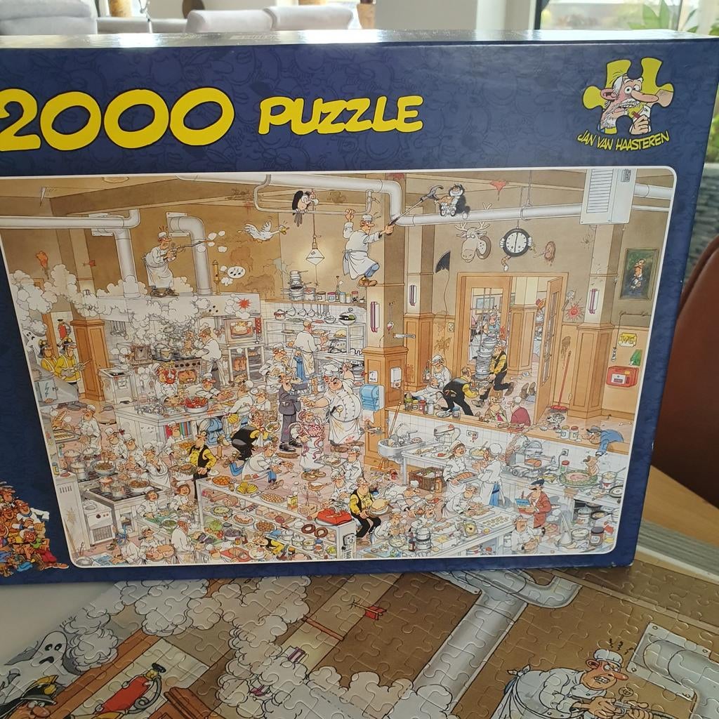 VAN HAASTEREN DE KEUKEN 2000, Hobby en Vrije tijd, Denksport en Puzzels, Ophalen of Verzenden, Meer dan 1500 stukjes, Zo goed als nieuw