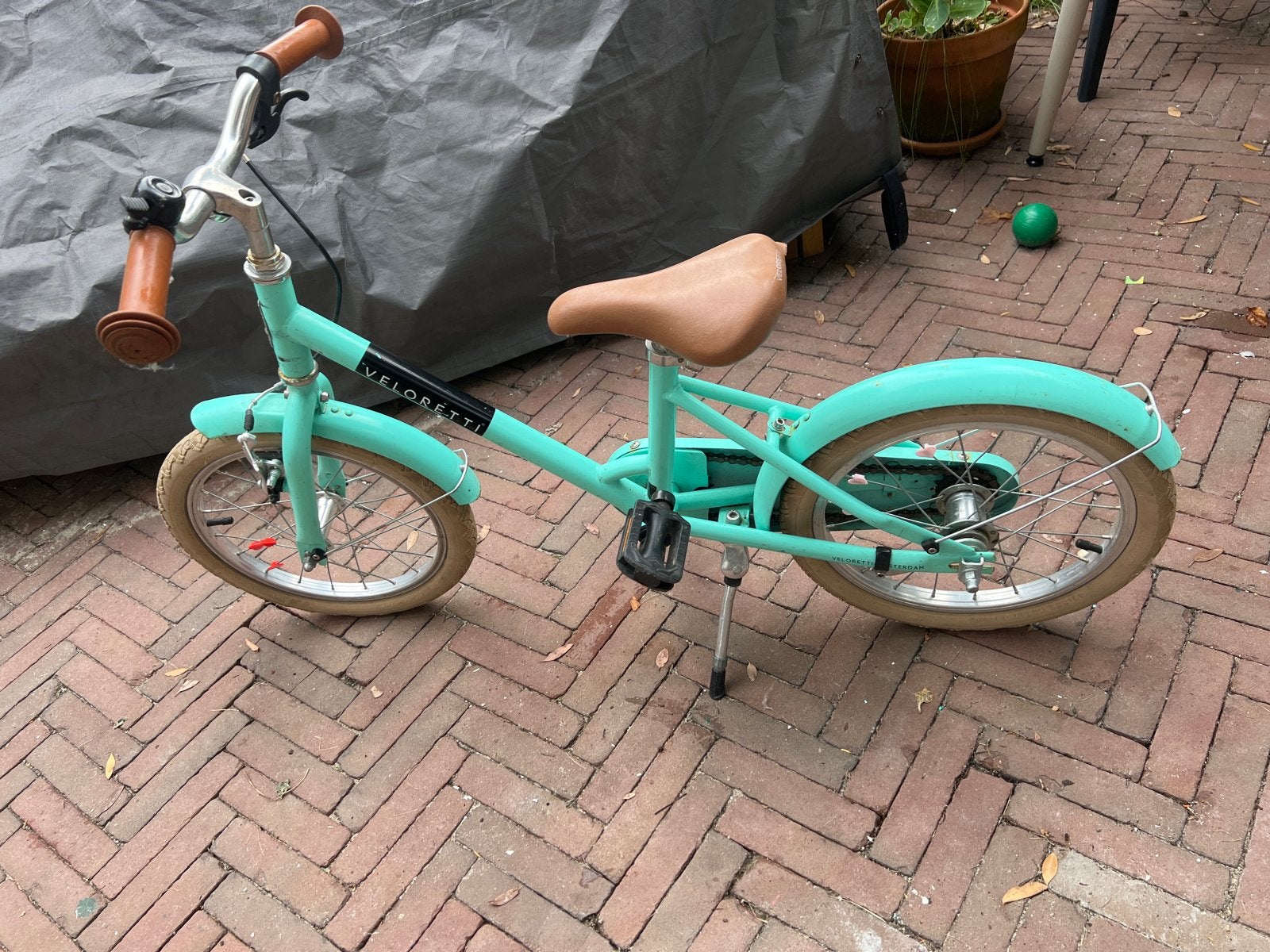 Veloretti Maxi kinderfiets 16 inch, Ophalen, Gebruikt, Terugtraprem, 16 tot 20 inch