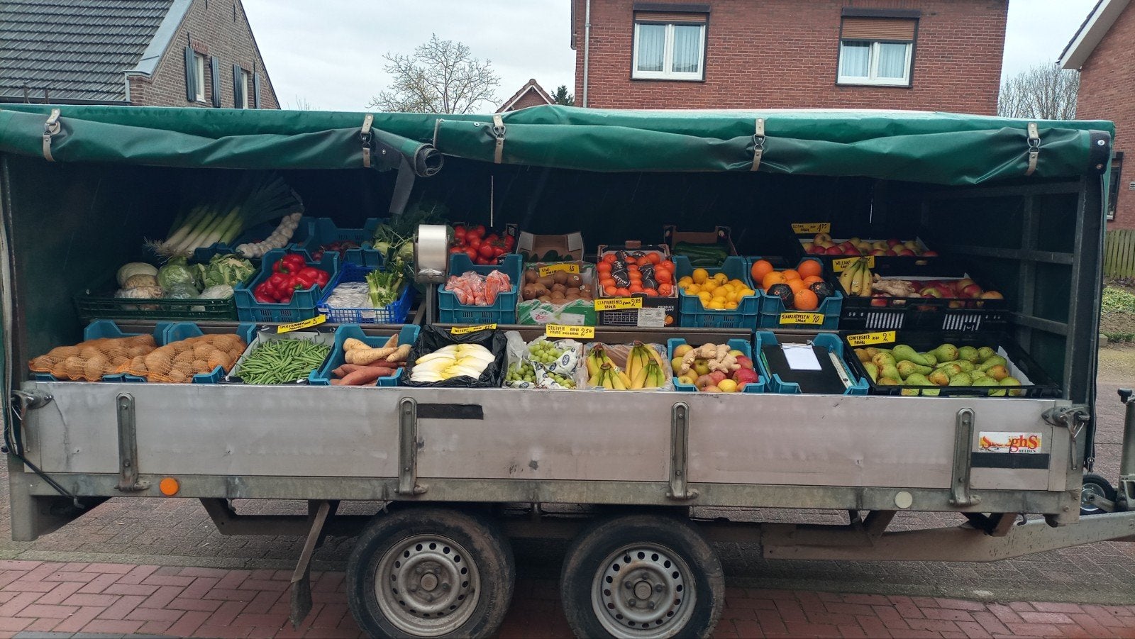 Aanhanger met huif €1500., Ophalen of Verzenden