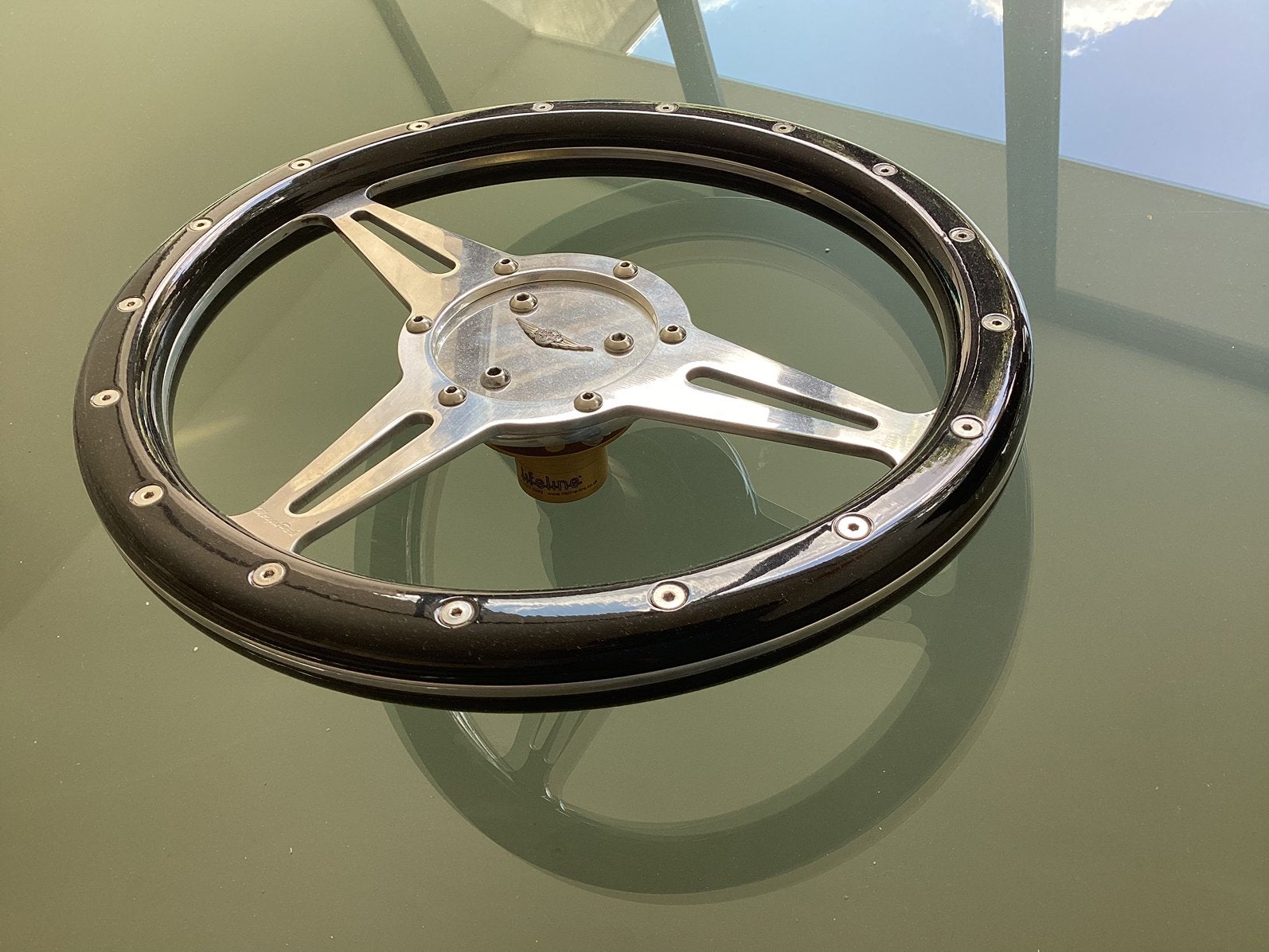 Houten stuur van Morganpark met quick release van lifeline, Auto-onderdelen, Ophalen of Verzenden, Nieuw