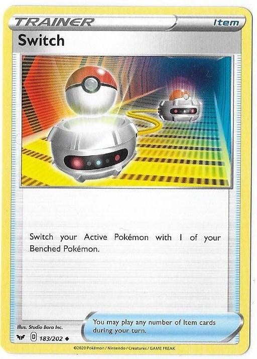 Sword & Shield,  Switch [uncommon] 183/202, Ophalen of Verzenden, Nieuw, Losse kaart