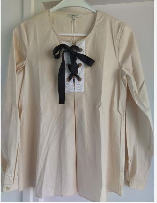 NIEUW!! GIGUE schitterende blouse VAN 169 VOOR 25 EURO!, Kleding | Dames, Gigue, Verzenden, Beige, Nieuw