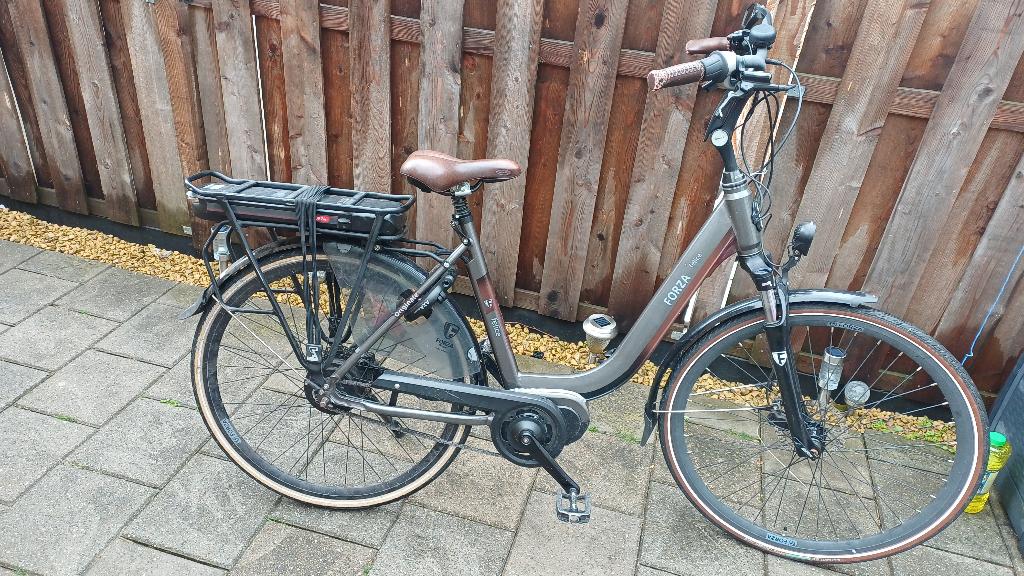 elektrische fiets Forza felice middenmotor, Fietsen en Brommers, Versnellingen, Zo goed als nieuw, 50 tot 53 cm, Ophalen