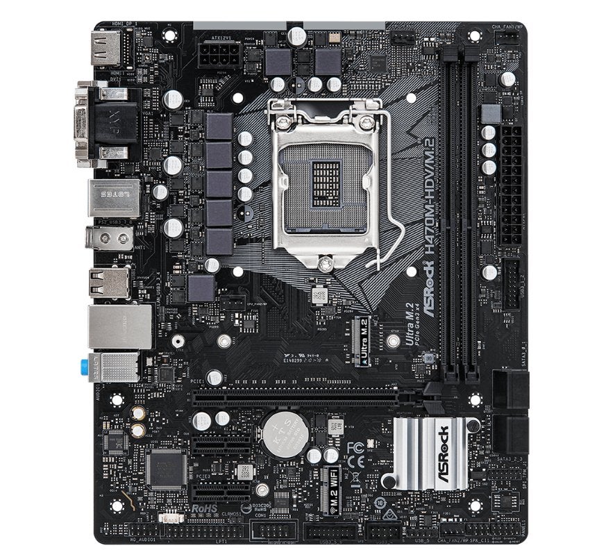 Asrock H470M-HDV/M.2 Socket 1200, DDR4, Socket 1200, Ophalen of Verzenden, Bijsterhuizen 1111 , Nijmegen Gelderland, NL