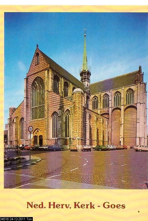 Ansichtkaart 	Goes	NH Kerk	Maria Magdelena, Verzamelen, Ansichtkaarten | Nederland, Verzenden, 1980 tot heden, Gelopen, Zeeland