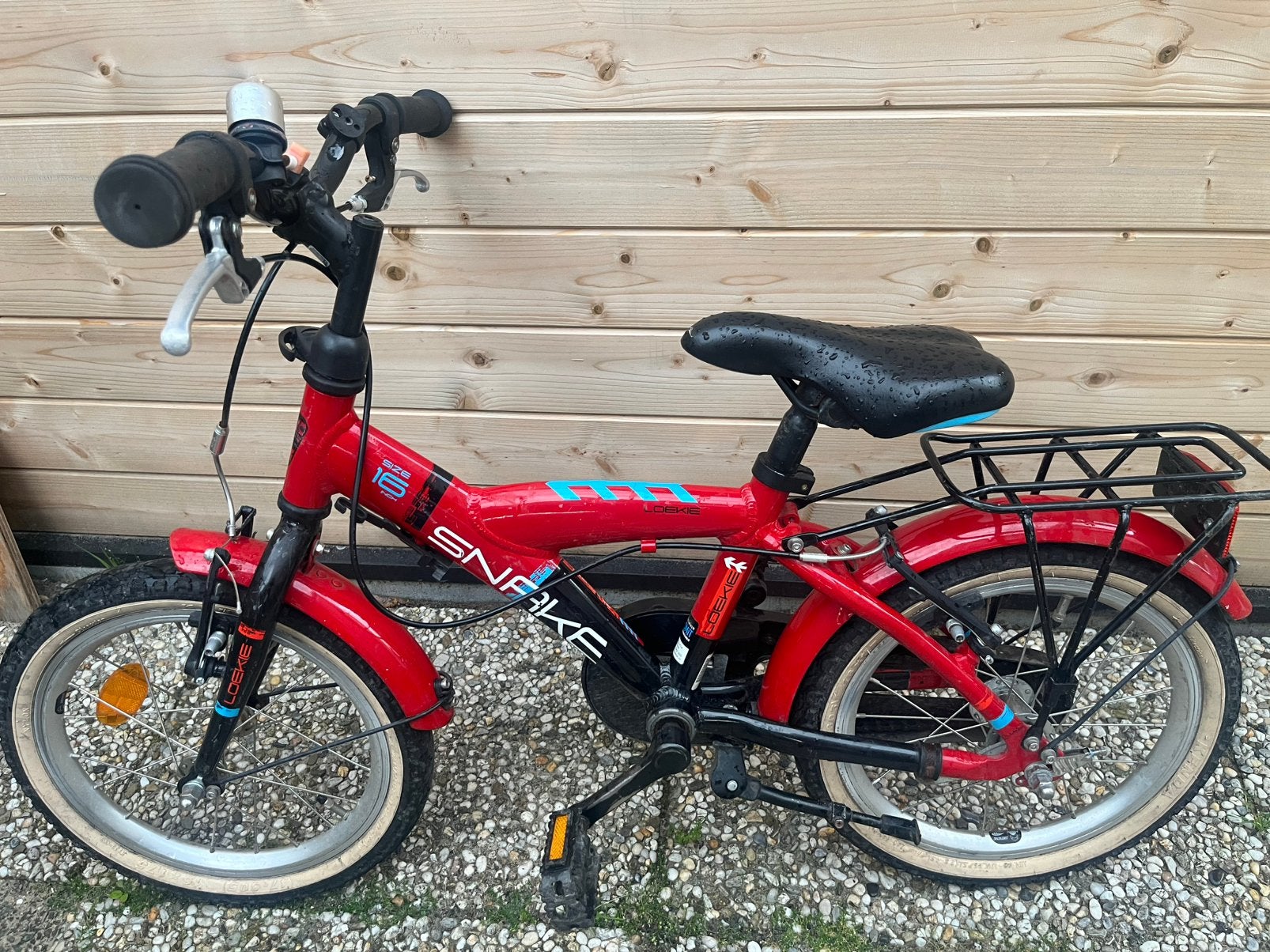 Leuke Loeki kinder fiets 16 inch, Fietsen en Brommers, Ophalen, Zo goed als nieuw, 16 tot 18 inch