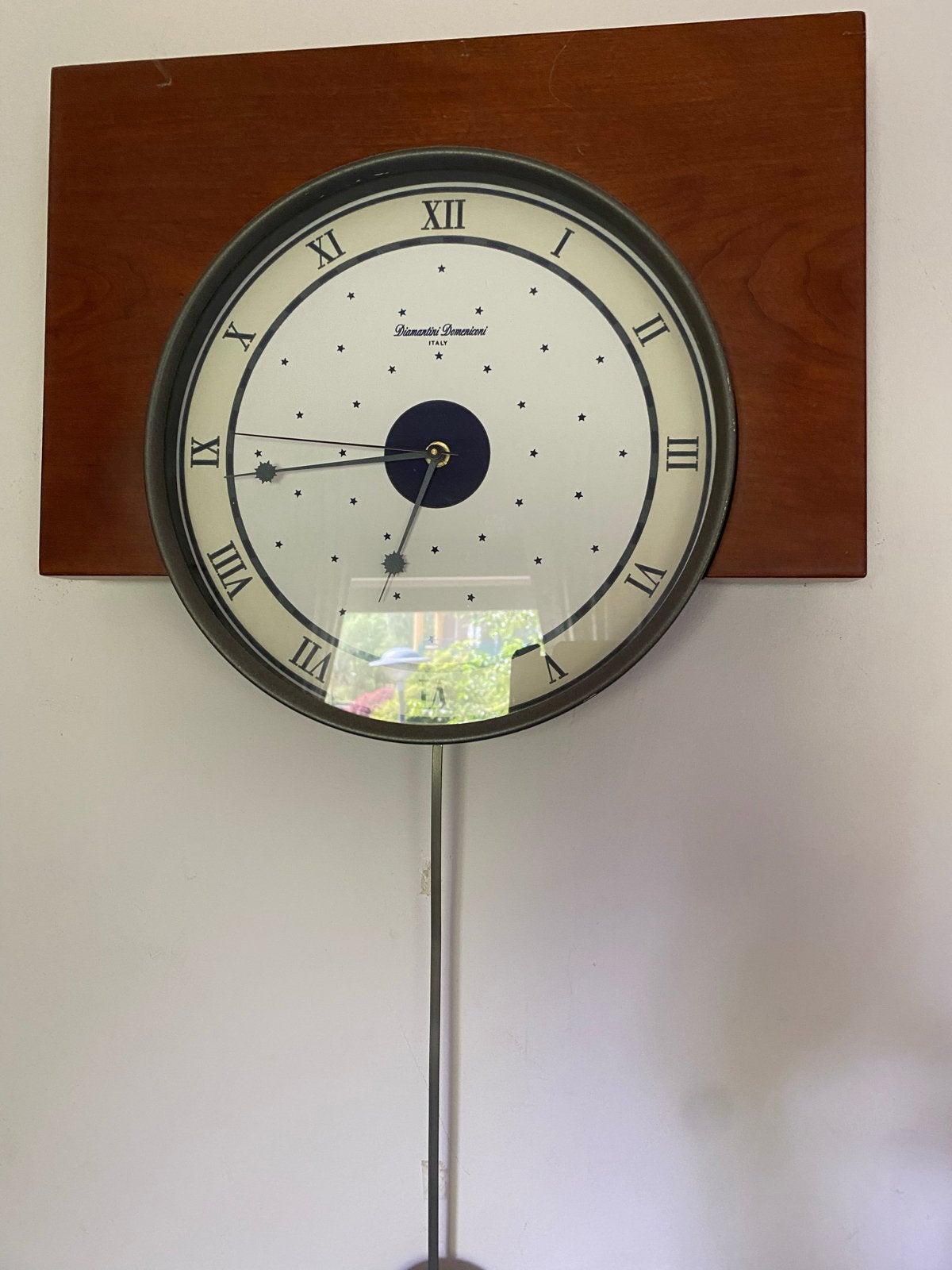 Wandklok met slinger - Diamantini Domeniconi, Antiek en Kunst, Antiek | Klokken, Ophalen of Verzenden