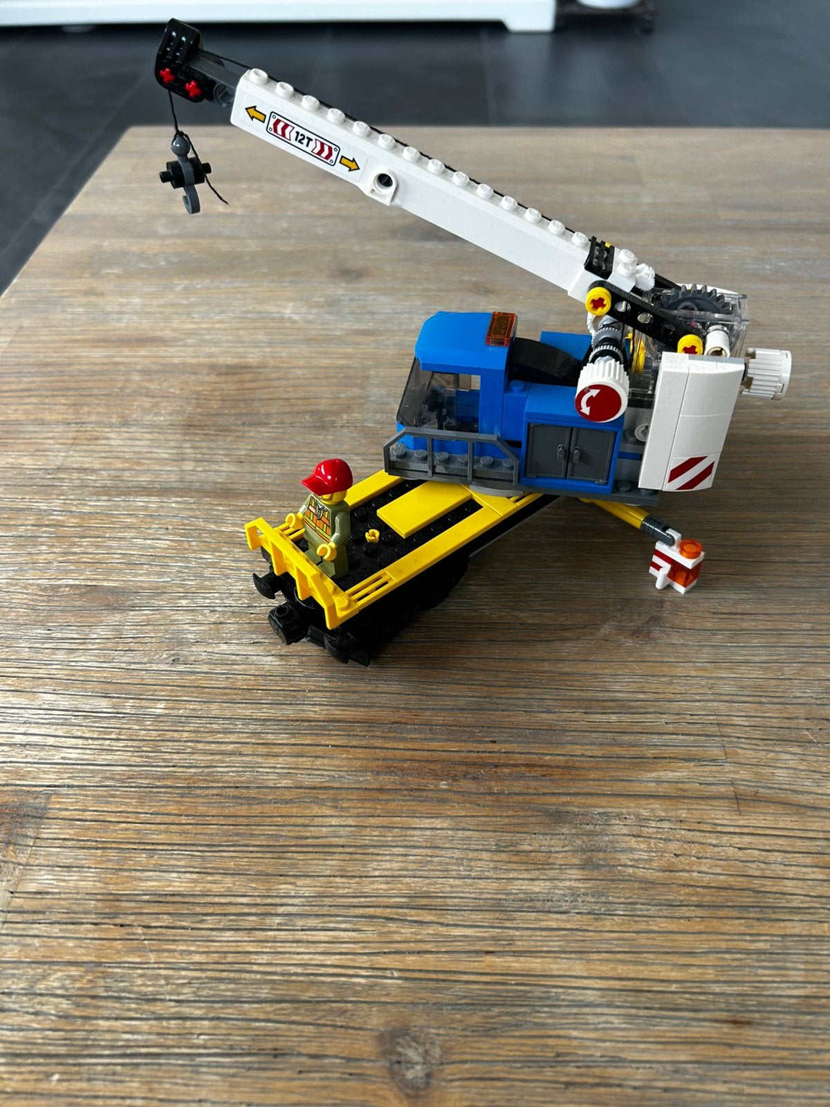 Lego trein kraanwagon, Verzenden, Zo goed als nieuw