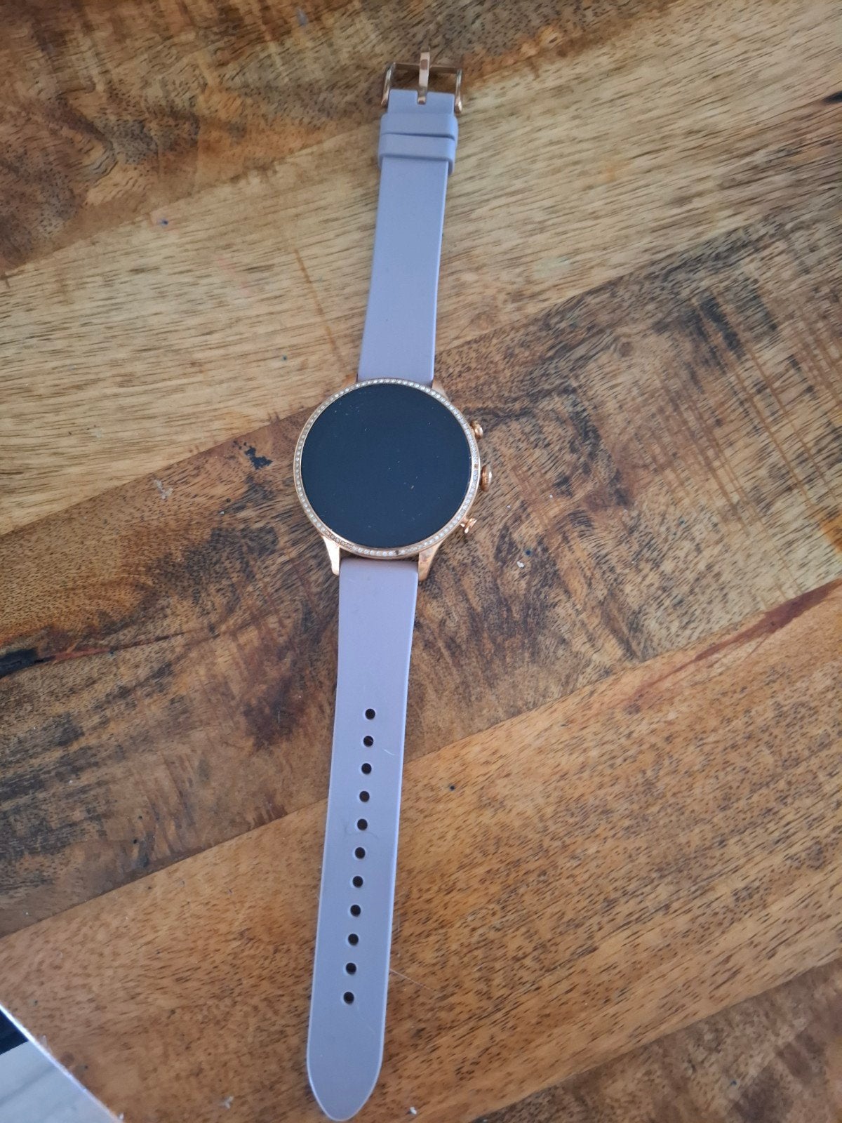 fossil smartwatch, Gebruikt, Ophalen of Verzenden, Android, Paars