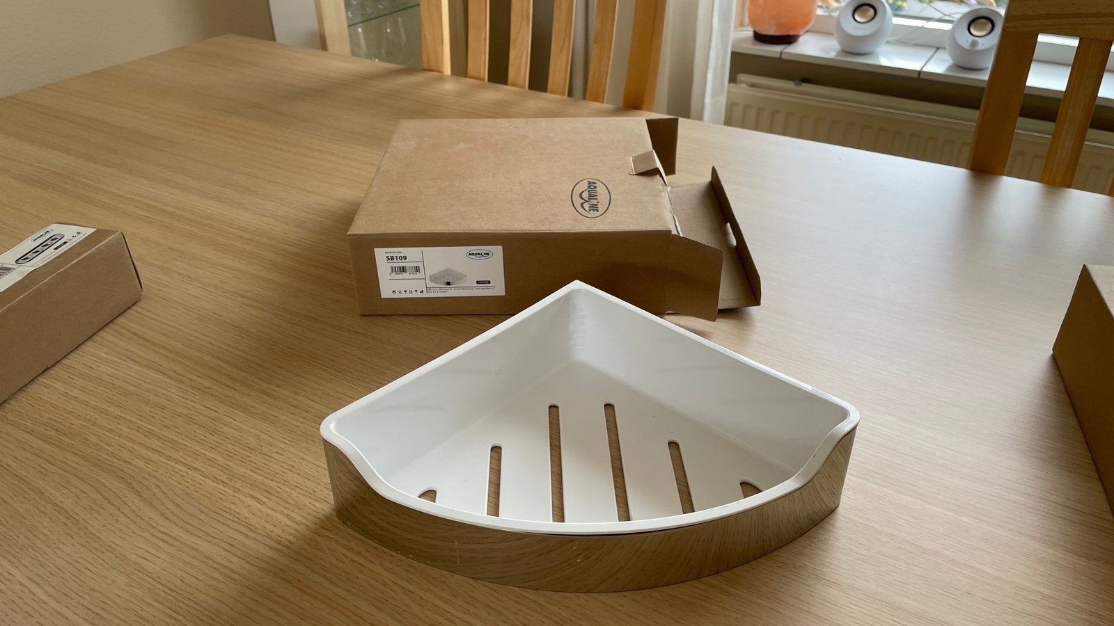 Aqualine Samba - Samba hoekplank, chroom SB109, Ophalen of Verzenden, Nieuw
