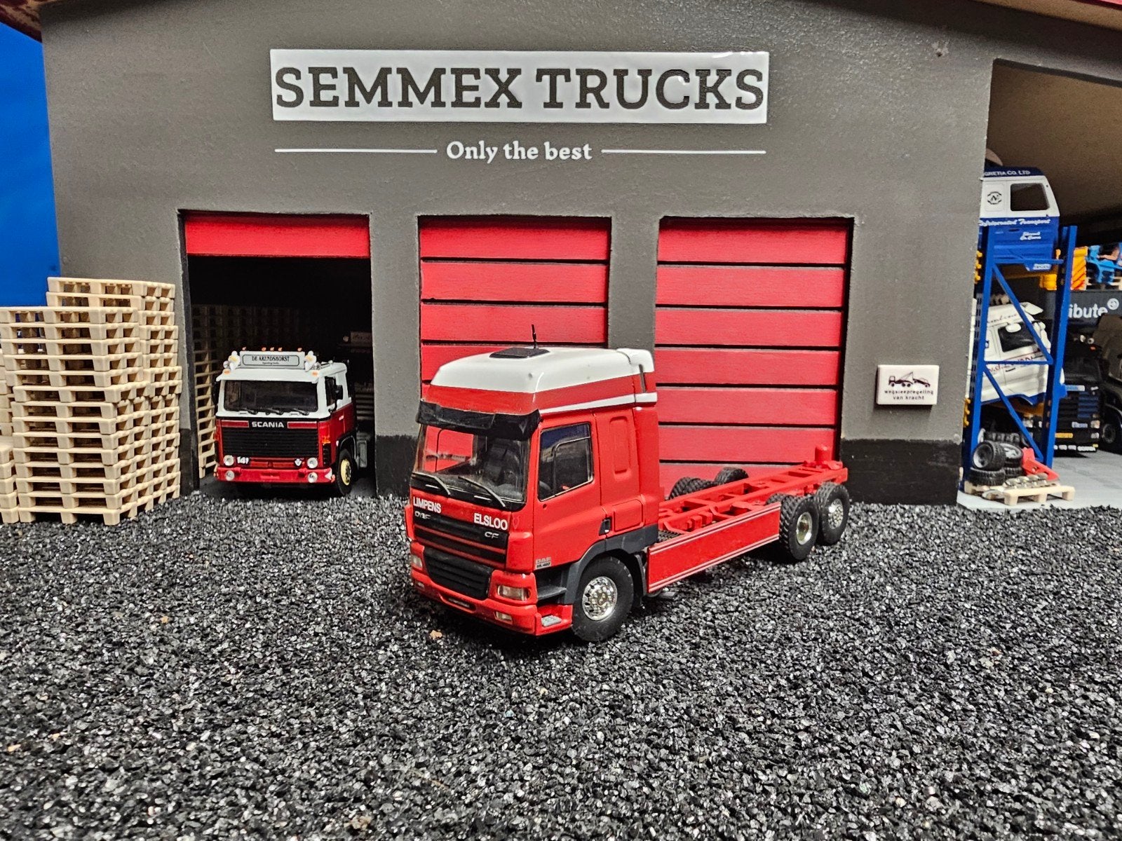 tekno daf cf spacecab bakwagenchassis., Ophalen, Zo goed als nieuw, Bus of Vrachtwagen, Tekno