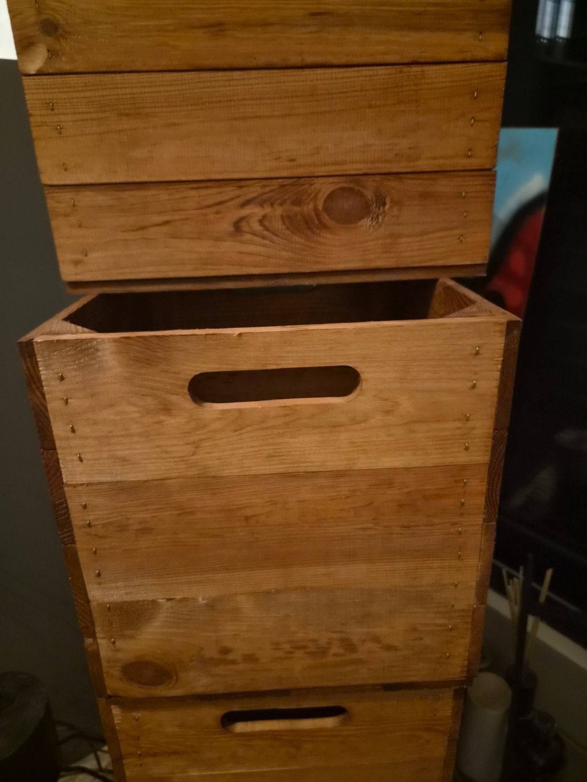 6 stuks houten kratten - multifunctioneel, Ophalen, Gebruikt, Minder dan 35 cm, Minder dan 50 cm