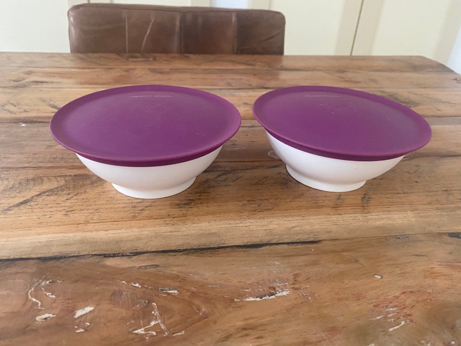 Tupperware schaaltjes 275 ml, Schaal, Paars, Ophalen of Verzenden, Zo goed als nieuw