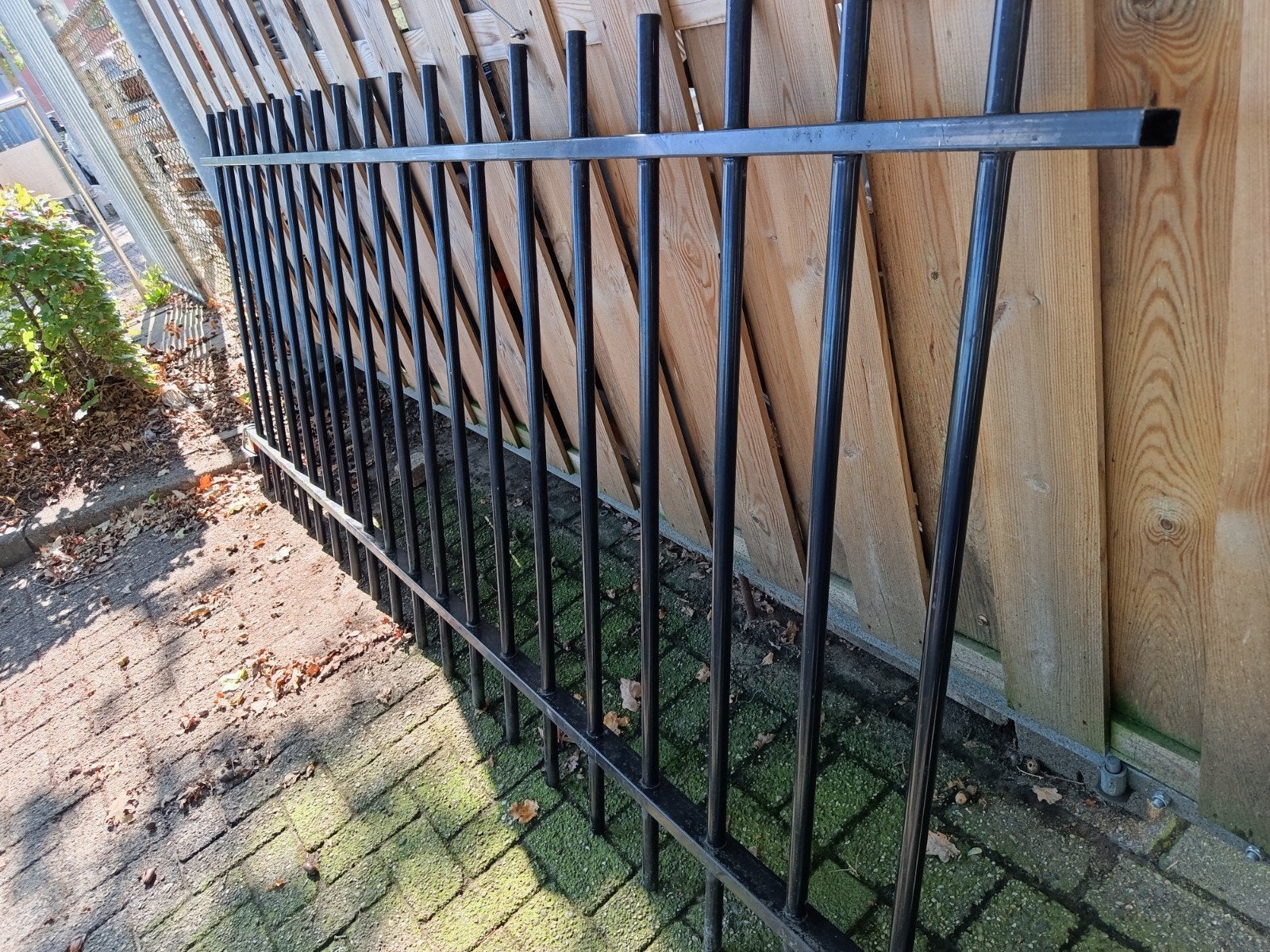 Gepoedercoat hekwerk deel 280x120 cm
